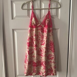 Juicy Couture pink pure silk nightgown (xs)